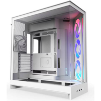 NZXT H9 Flow Mid-Tower Gaming Case - RGB, E-ATX, CM-H92FW-R1