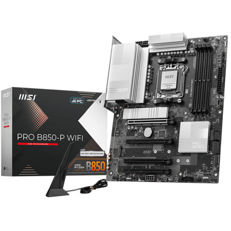 Motherboard MSI Pro B850 P, Ryzen, AM5, 5, Dell 911-7E56-002