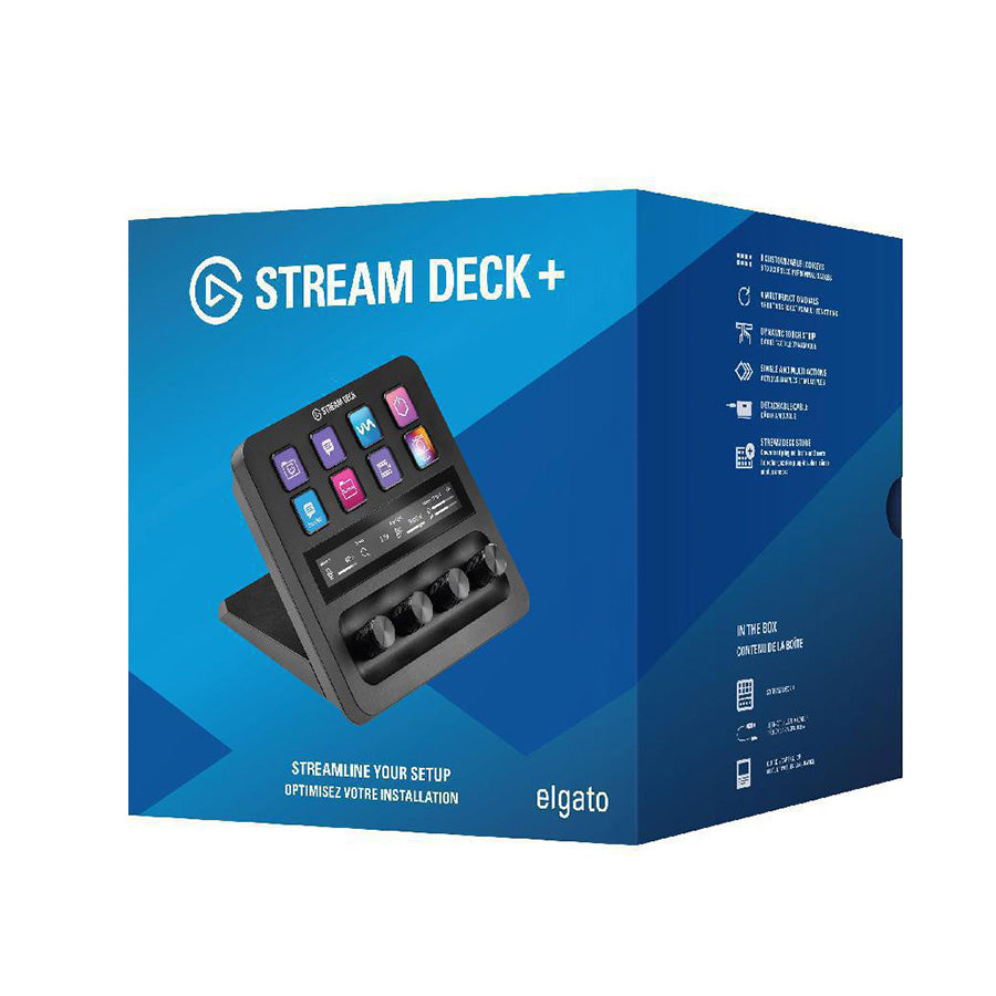 Elgato Stream Deck + Black front view