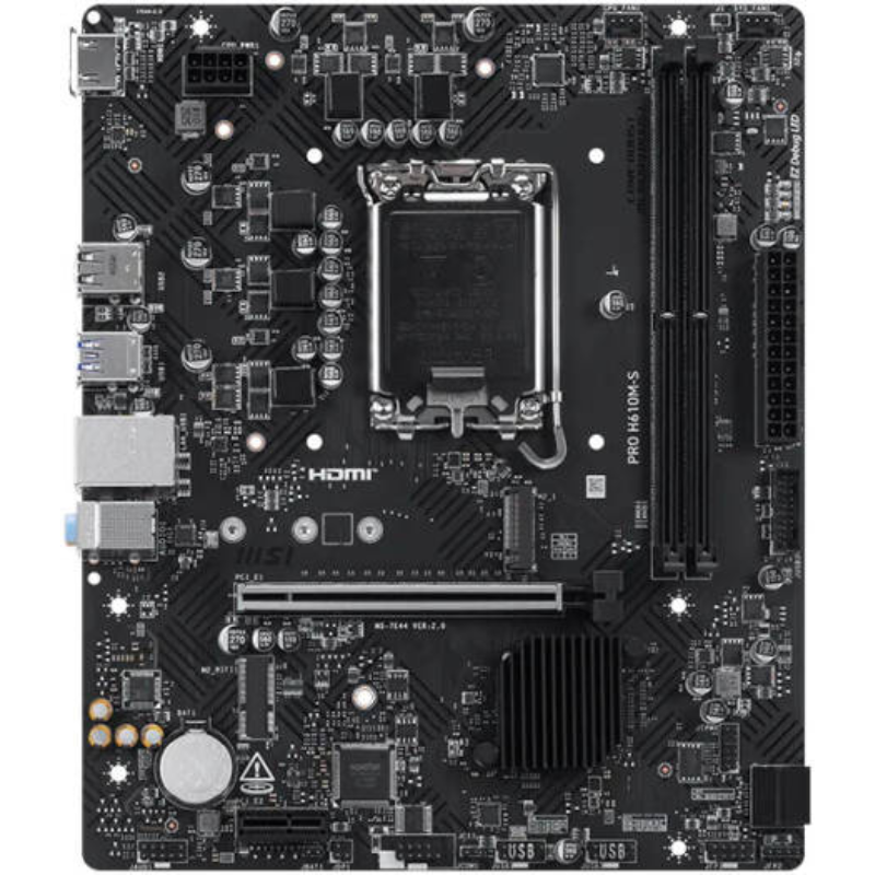 MSI PRO H610M-S Motherboard, DDR5, Intel LGA1700