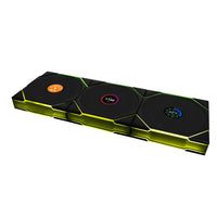 Lian Li UNI FAN TL Wireless LCD Reverse Blade black 3-pack front view
