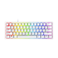 Razer Huntsman Mini Mercury White keyboard top view