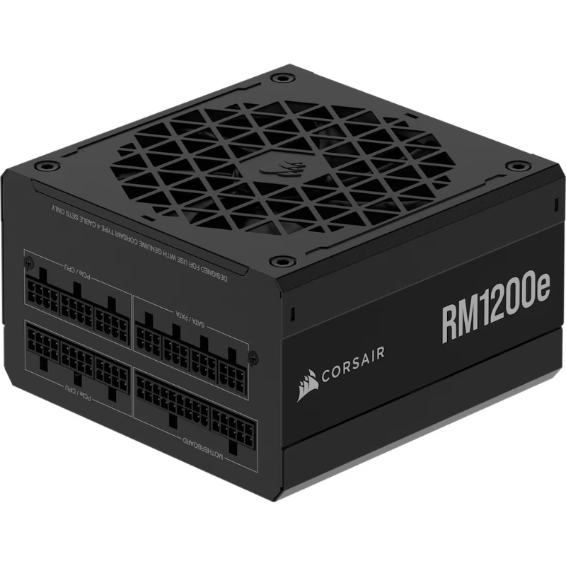 Corsair RM1200e Power Supply, 1200W, 80 Plus Gold (CP-9020258-UK)