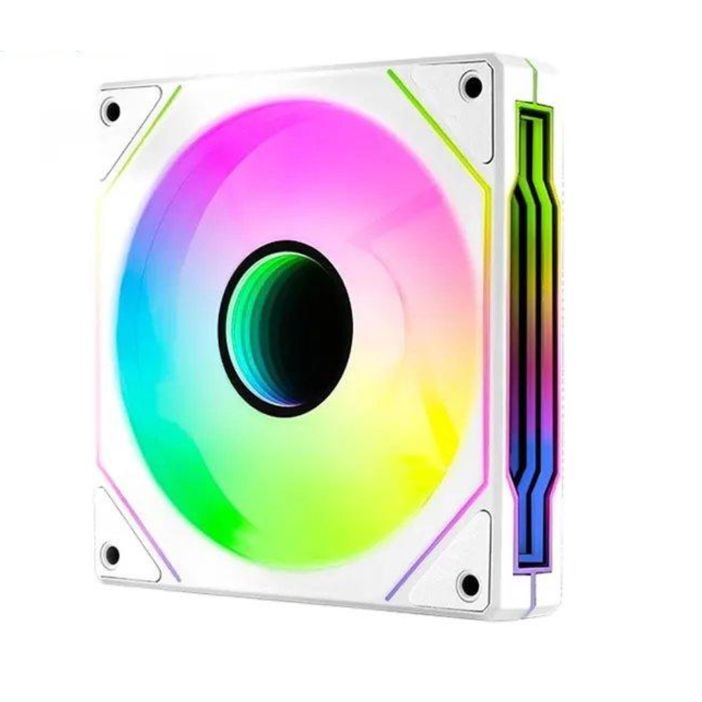 Aerocool Phantom M-3R 12PMW 120mm ARGB PWM Case Fan - White (MR11227.12)