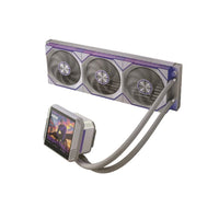 Liquid CPU Cooler GTW GT ZT360W Monitor LCD Lighting ARGB Size 360 White