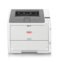 OKI B512dn A4 Mono LED Printer, 45 ppm, 1200 x 1200 dpi, Auto Duplex, Gigabit Network, USB, PCL/PostScript, (45762022)