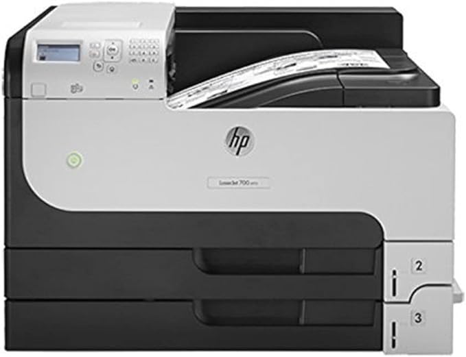 HP LaserJet Enterprise 700 M712dn A3 Monochrome Laser Printer, 41 ppm, Duplex, Gigabit Network, 600-Sheet Input, (CF236A)