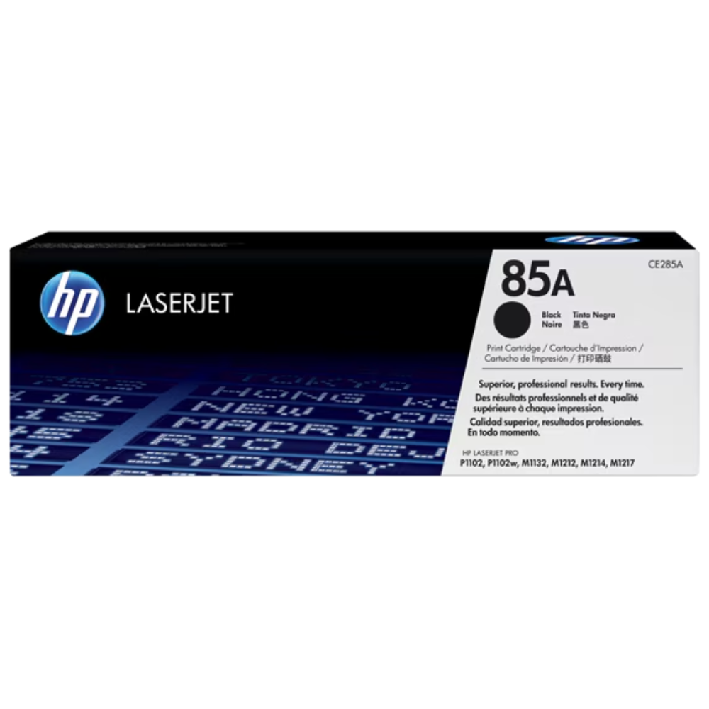 HP 85A Black Original LaserJet Toner Cartridge, Contract Version, ~1,600 Pages, for LaserJet Pro P1102 / M1132 / M1212nf, (CE285AC)