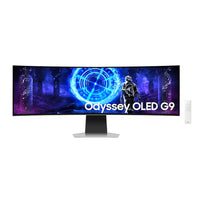 شاشة سامسونج أوديسي LS49DG952SMXUE للألعاب 49 بوصة DQHD G9 OLED منحنية 4K، 240 هرتز، 0.03 مللي ثانية، سماعات مزدوجة مدمجة