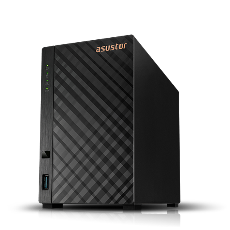 Asustor Drivestor 2 Lite AS1102TL 2-Bay NAS, Quad-Core 1.7GHz, 1GB DDR4, Gigabit LAN, Tower, (AS1102TL)