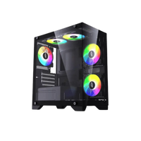 جهاز كمبيوتر للألعاب بمواصفات: معالج رسومات RTX 5060، معالج Intel i5، ذاكرة وصول عشوائي 16 جيجابايت DDR5، قرص صلب SSD بسعة 1 تيرابايت، واي فاي 
