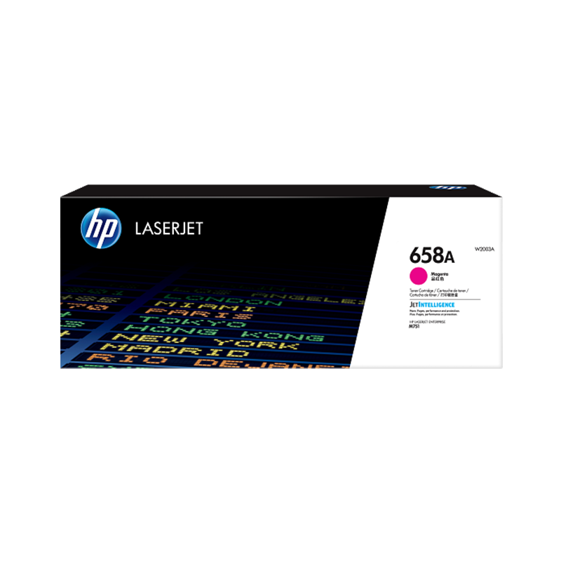 HP 658A Magenta Original LaserJet Toner Cartridge, (W2003A)
