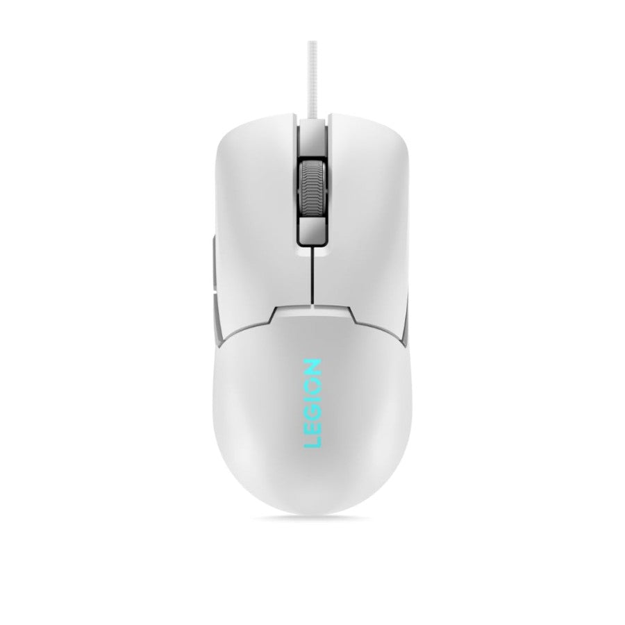 Lenovo Legion M300s RGB Wired Gaming Mouse, 8000 DPI, 6 Buttons, RGB Lighting, Glacier White, (GY51H47351)