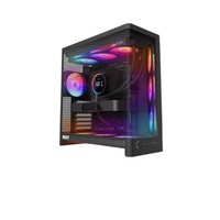 NZXT H6 Flow Compact Gaming Case - RGB, ATX, Black, CCH62FB-P1