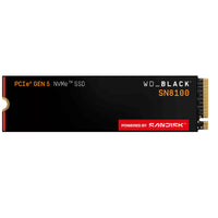 SSD WD SN8100 8TB PCIe 5.0 NVMe Gen 5 M.2 2280 WDS800T1X0M-00CMT0, BLACK