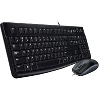 لوحة مفاتيح وماوس سلكيان USB من لوجيتك MK120 
