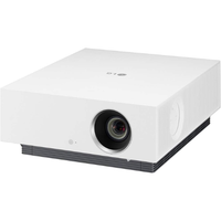 LG CineBeam AU810PW 4K UHD Smart Dual Laser Projector, 2700 Lumens, 2,000,000:1, HDR10, webOS, AirPlay 2, White, (AU810PW)