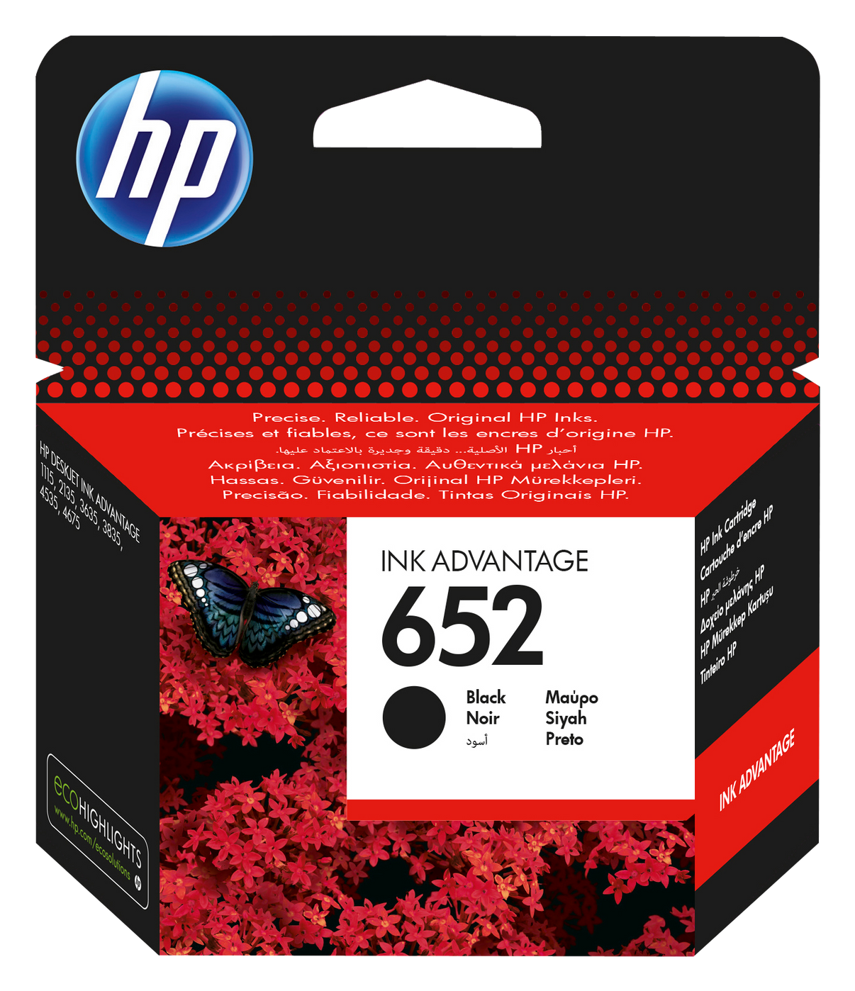 Black HP 652 (F6V25AE)