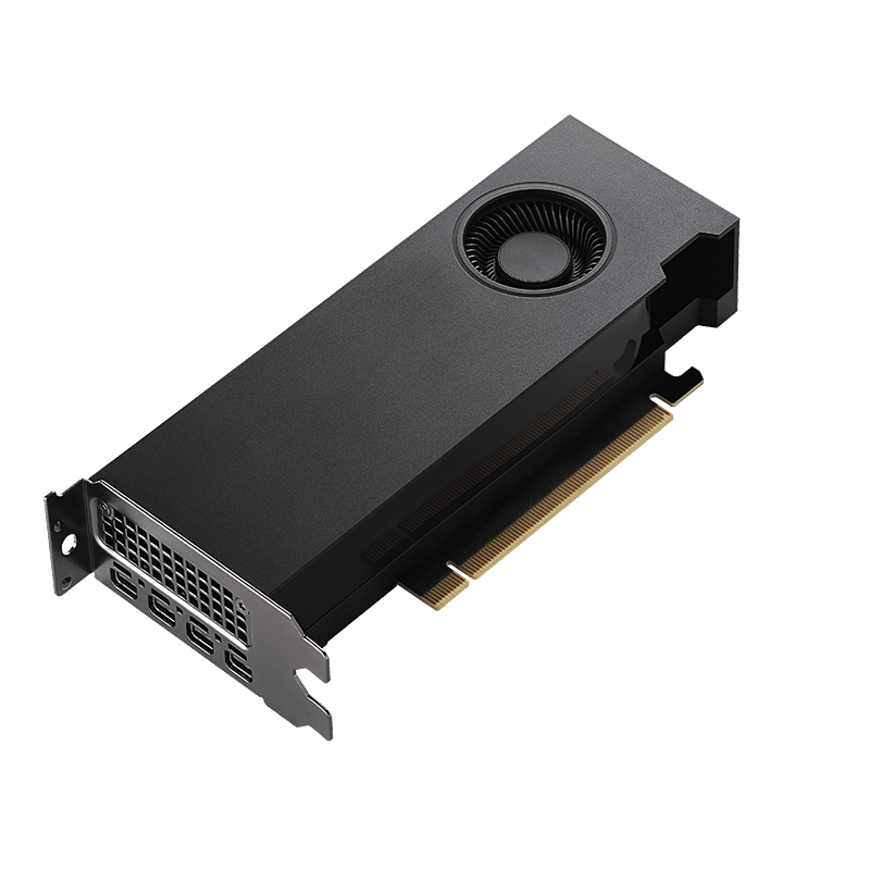 Graphics Card PNY (VCNRTXA2000 SB), NVIDIA A2000, DDR6, 6 Gigabyte, Black