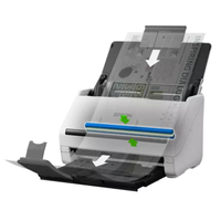 Epson WorkForce DS-770II Sheetfed Document Scanner, 45 ppm / 90 ipm, Duplex, 100-Sheet ADF, 600 dpi, USB 3.0, (B11B262401BB)