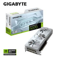 Gigabyte GeForce RTX 5070 EAGLE OC ICE SFF 12GB GDDR7 Graphics Card - White (GV-N5070EAGLEOC ICE)