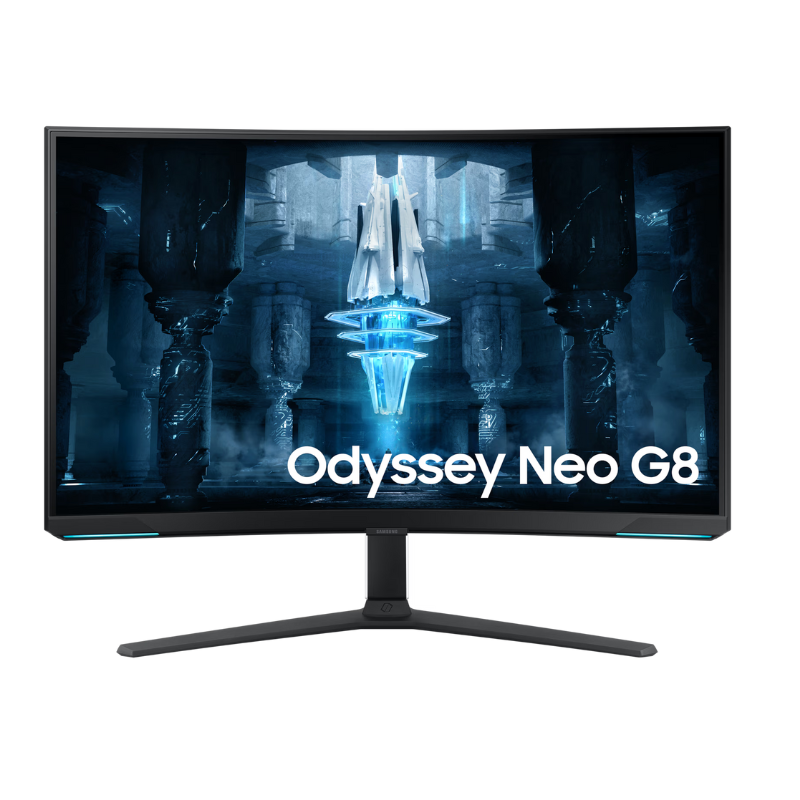 Samsung Odyssey Neo G8 32" Curved Gaming Monitor, 4K UHD, 240Hz, 1ms, Quantum Mini-LED, VA, 1000R, FreeSync Premium Pro, (LS32BG850NMXUE)