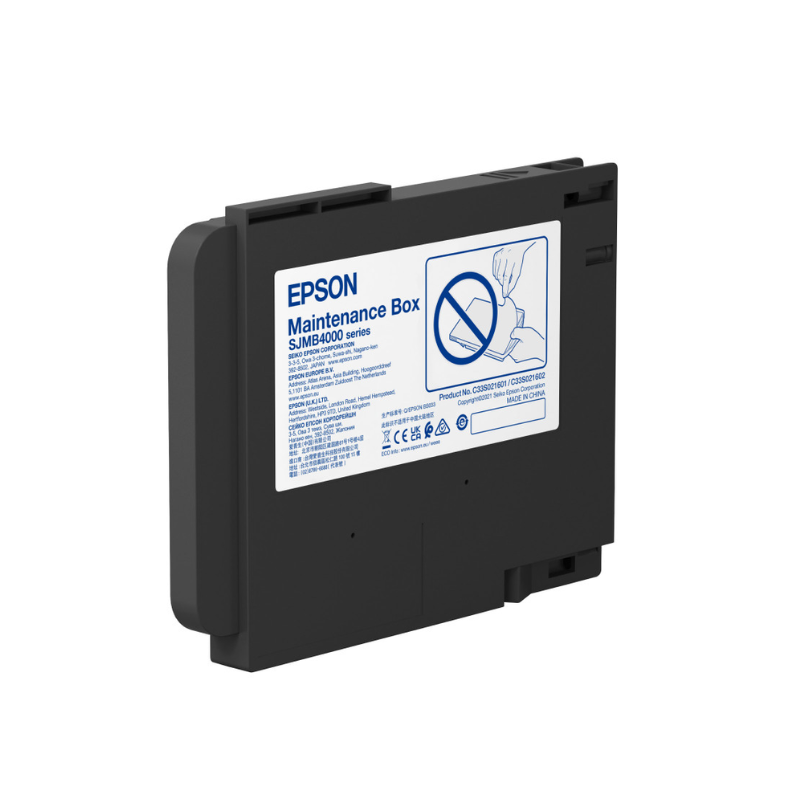 Epson SJMB4000 Maintenance Box for ColorWorks CW-C4000 Label Printers, Original, (C33S021601)