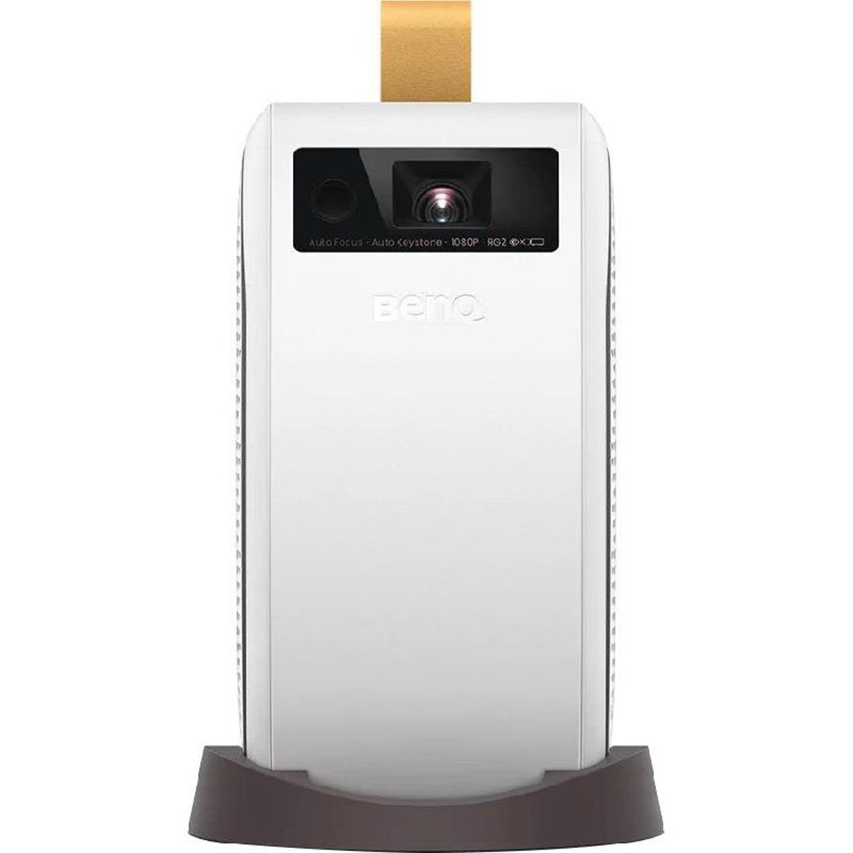 BenQ GV31 Portable Smart Projector, Full HD 1080p, 300 ANSI Lumens, Android TV, 135° Tilt, 2.1ch Speakers, Battery, (GV31)