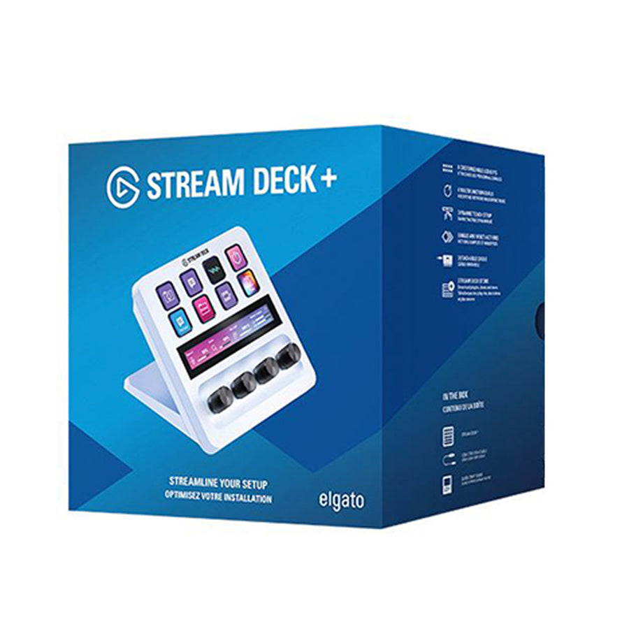Elgato Stream Deck + White front view