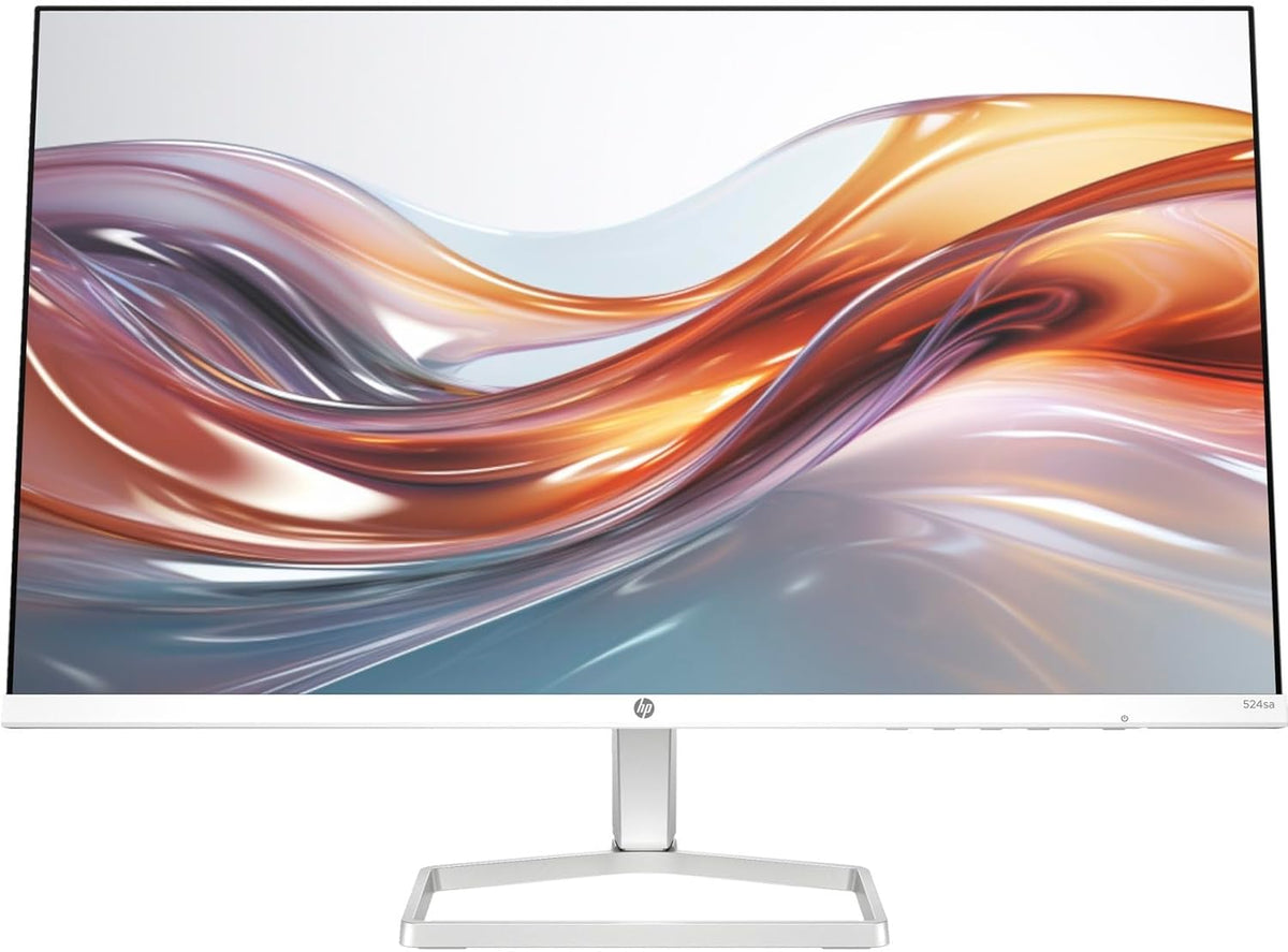 HP Series 5 524sa 23.8 inch monitor white front view
