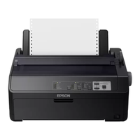 Epson FX-890II 9-Pin Dot Matrix Printer, 80-Column, 738 cps, Original + 6 Copies, USB/Parallel, (C11CF37402)