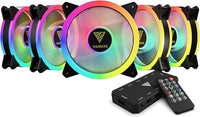 Cooling Fan Gamdias M2-1205R, 51 LED RGB, Black