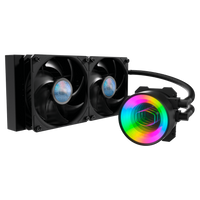 Cooler Master Cooling Fan ML240 MIRROR RGB LIQUID COOLER, Black
