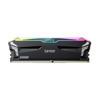 رام ليكسار ARES DDR5 سعة 32 جيجابايت (قطعتين 16GB)، تردد 6400MHz، توقيت CL32، جهد 1.4V، بإضاءة RGB ومشتت حرارة
