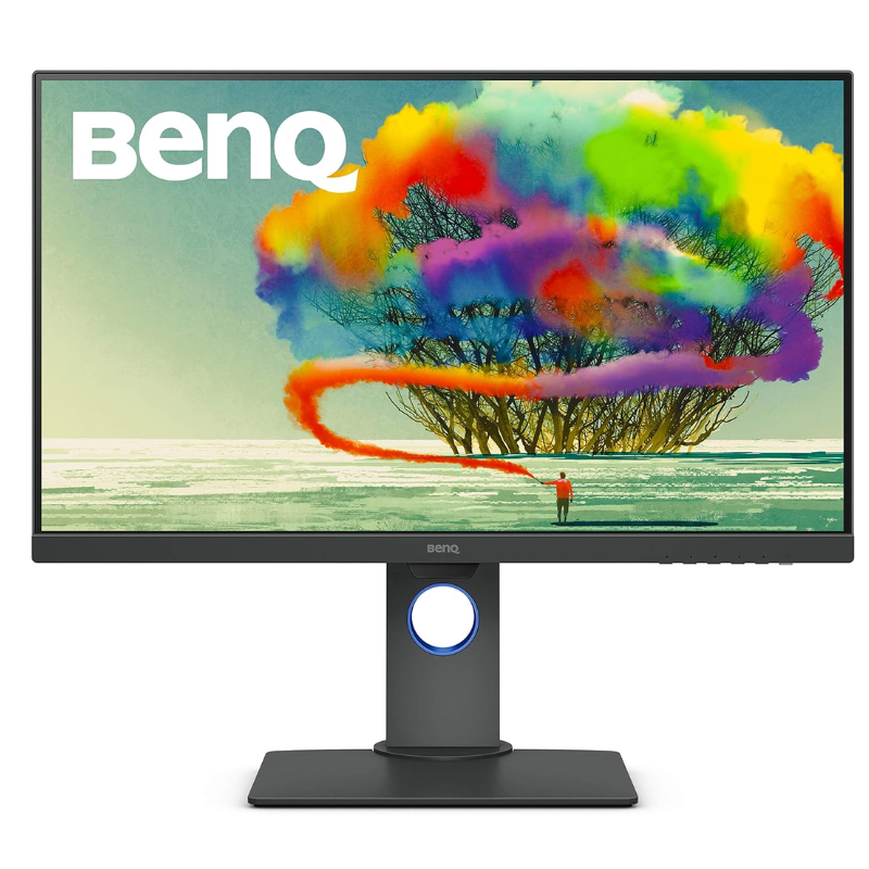 BenQ PD2705Q 27" QHD IPS Designer Monitor, 2560x1440, 60Hz, 5ms, 100% sRGB, USB-C 65W, Built-in Speakers, (PD2705Q)