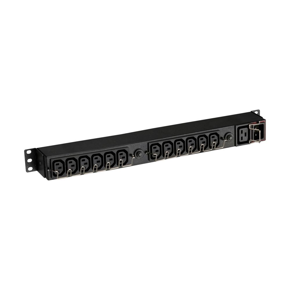 Eaton FlexPDU Basic Rack PDU, 1U, 16A, 200-240V, C20 Input, 12x C13 + 1x C19 Outlets, (EFLX12I)