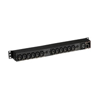 Eaton FlexPDU Basic Rack PDU, 1U, 16A, 200-240V, C20 Input, 12x C13 + 1x C19 Outlets, (EFLX12I)