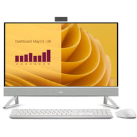 Dell 27 الكل في واحد ec27250 AIO الكل في واحد، 7-150U، 16 جيجابايت، 1 تيرابايت SSD، GeForce MX570A 2 جيجابايت، ويندوز 11 هوم، أبيض