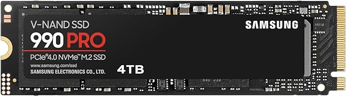 Samsung 990 PRO 4TB M.2 NVMe SSD (MZ-V9P4T0BW)