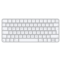 Apple Magic Keyboard with Touch ID for Mac with Apple Silicon, Wireless Bluetooth, USB-C, Rechargeable, English (US), White, (MXCK3Z/A)