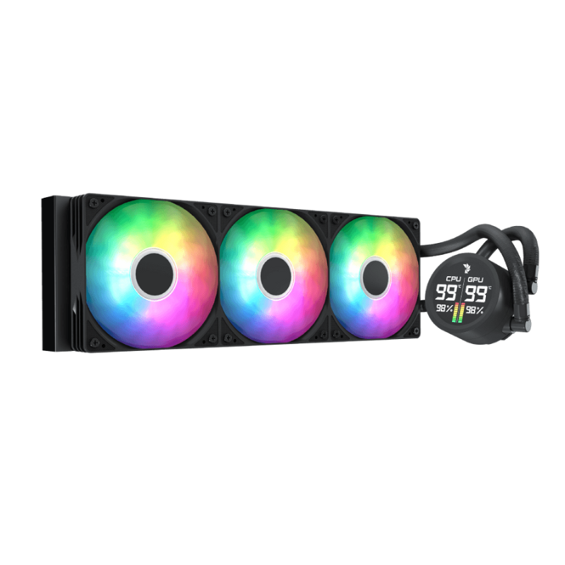 Liquid CPU Cooler L360R Aerocool, ACLA AD36117 11, Lighting ARGB, 360 mm, 3