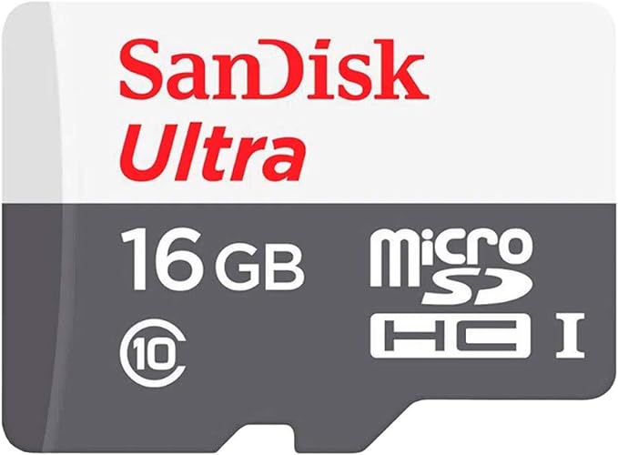 Sandisk Ultra Micro SD 16GB 80MBs (SDSQUNS-016G-GN3MN)