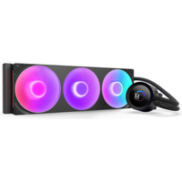 NZXT Kraken Plus 360 AIO Liquid CPU Cooler - 360mm, RGB, Black