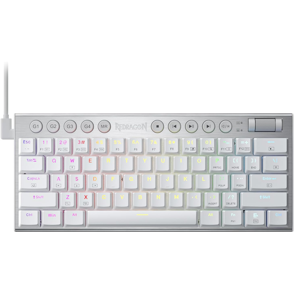 Redragon HORUS MINI K632- RGB Gaming White