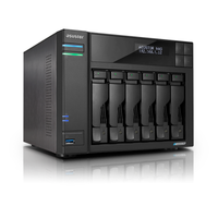 Asustor Lockerstor 6 Gen2 AS6706T 6-Bay NAS, Intel Celeron N5105 Quad-Core, 8GB DDR4, 4x M.2 NVMe, 2x 2.5GbE, Tower, Diskless, (AS6706T)