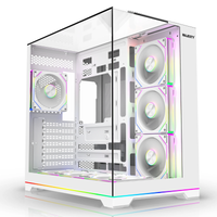 CASE MAJESTY XSPACE PLUS GAMING 7ARGB FAN CASE-209 WHITE