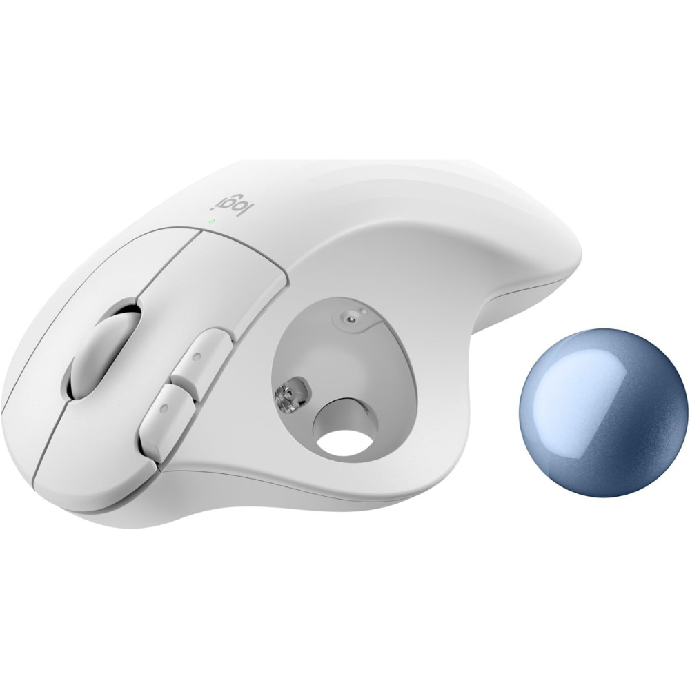 Logitech ERGO M575S Wireless Trackball Mouse - Bluetooth, 910-007030