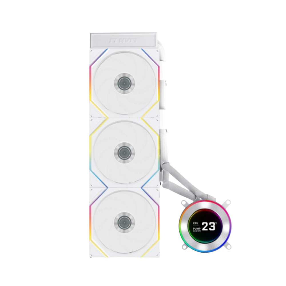 HydroShift II LCD 360 AIO Liquid CPU Cooler with TL Fans - White, G89.GHS2LCD36TW.SU