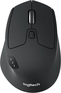 Logitech M720 Triathlon wireless mouse top view