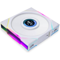 Lian Li UNI Fan TLL LCD 120mm With RGB 3 FAN 12TLLCD3W, WHITE